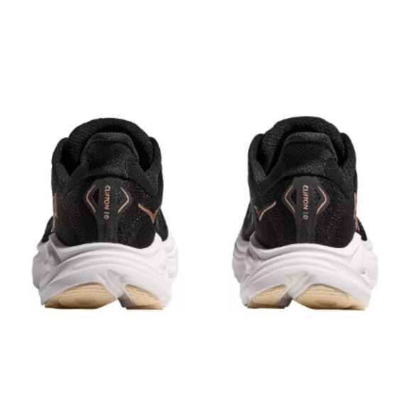 Women's Clifton 10 "Black/Rose Gold" Hoka Sneaker - Picture 5 of 7